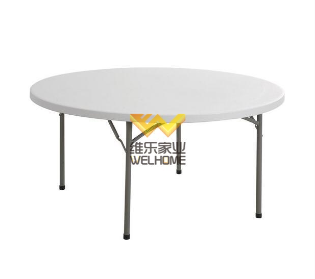  cheap outdoor plastic foldable banquet round table used folding tables for sale